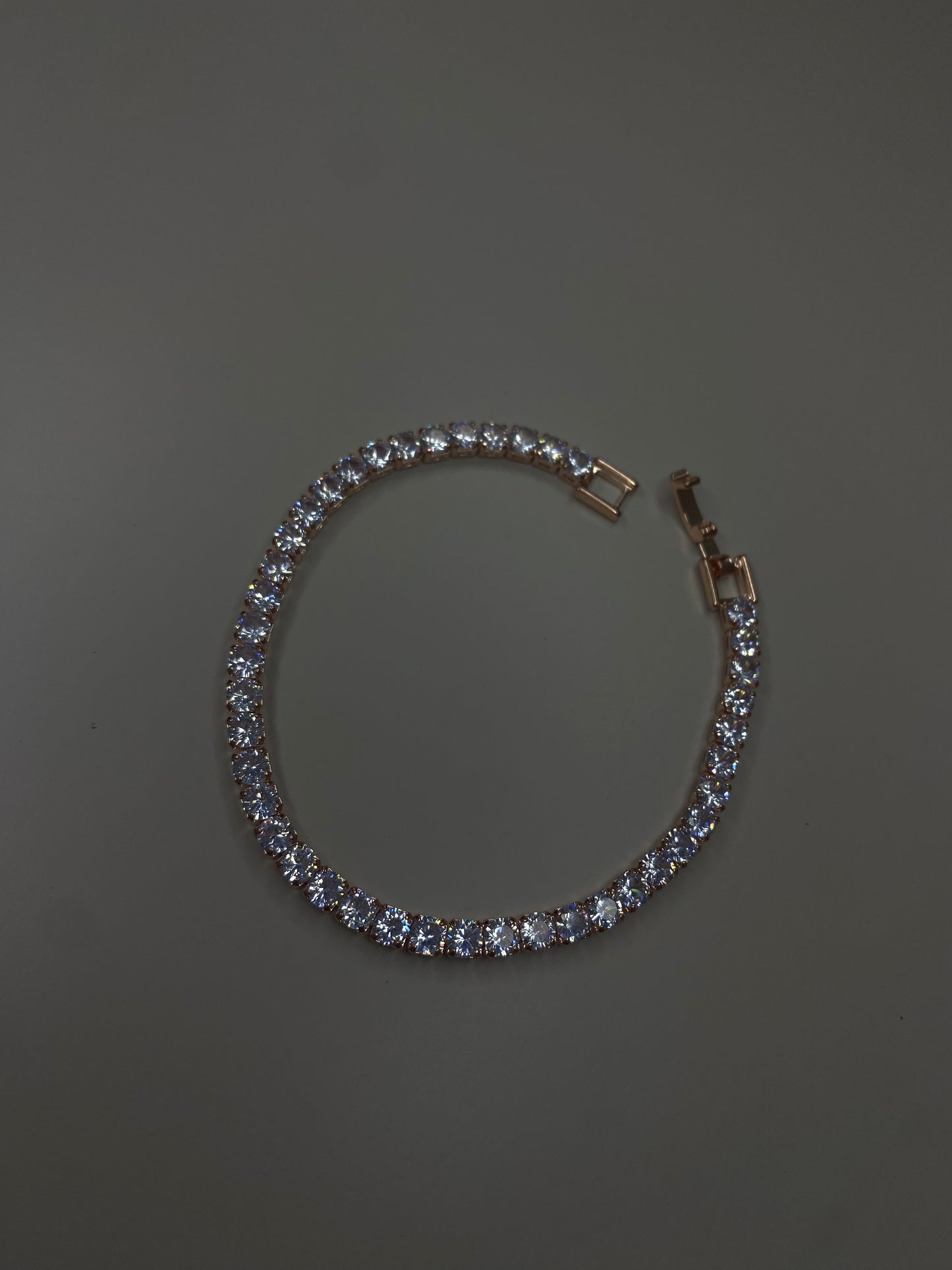 צמיד טניס רוז גולד