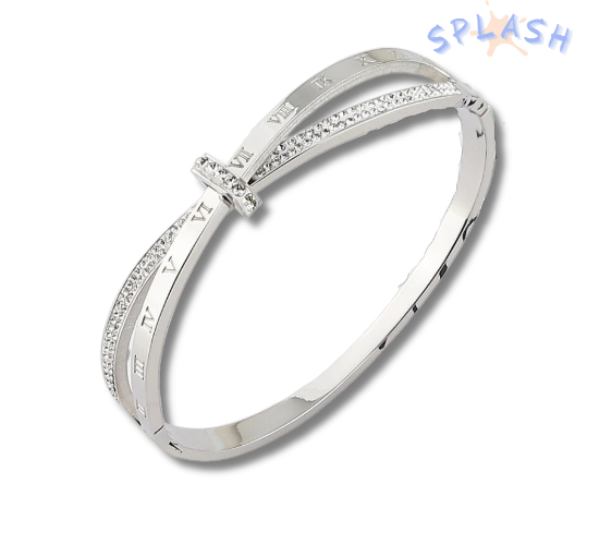 צמיד רומי קשיח | כסף