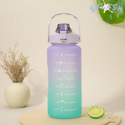 בקבוק 2 ליטר - סגול תכלת