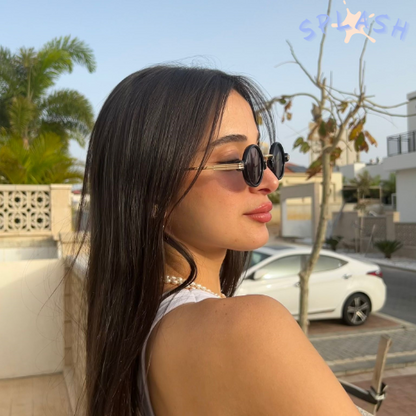 משקפי שמש לונדון זהב שחור