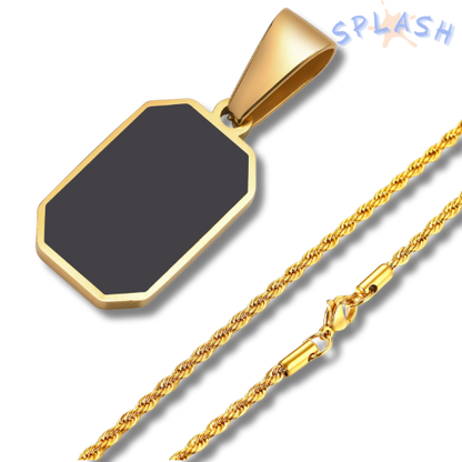 שרשרת מלבן | זהב