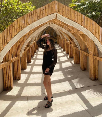 כובע קאובוי קש חום