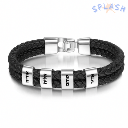 צמיד חריטה לגבר - עידו