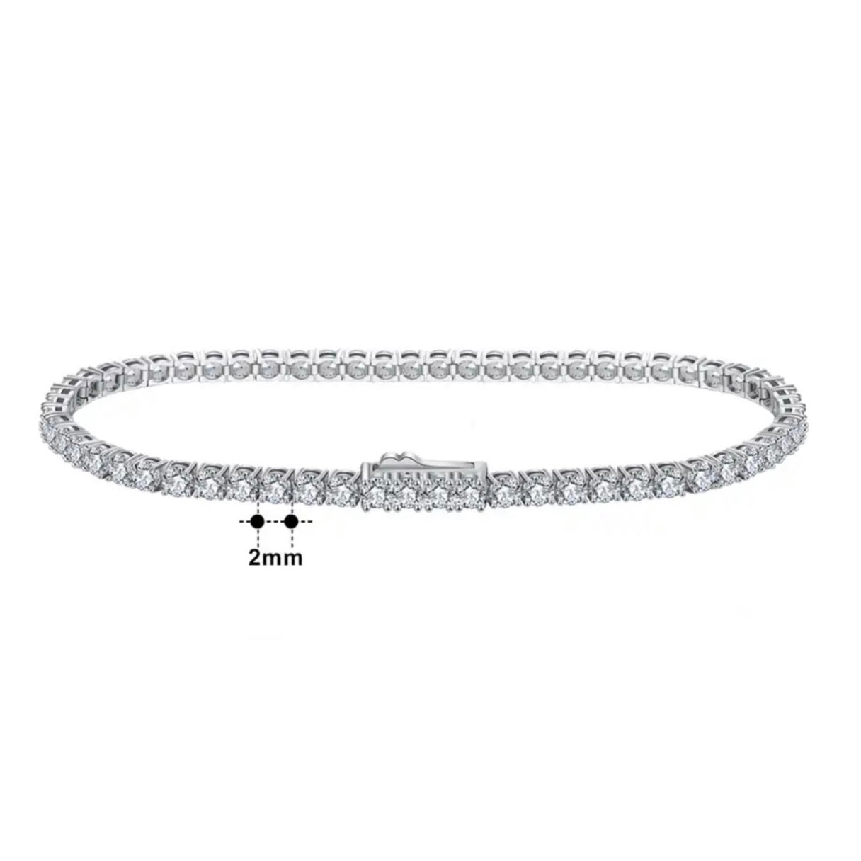 צמיד טניס - כסף 925