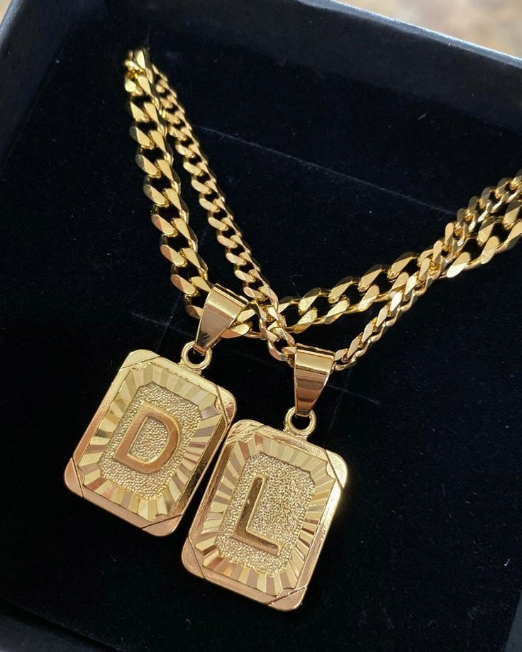 שרשרת חריטה לנשים וגברים | זהב