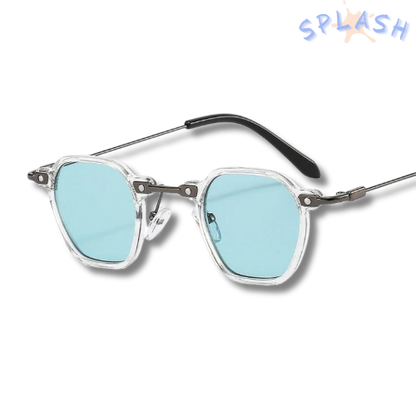 משקפיי גריסי - שקוף כחול