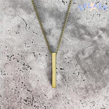 שרשרת רפאל - כסף / שחור / זהב