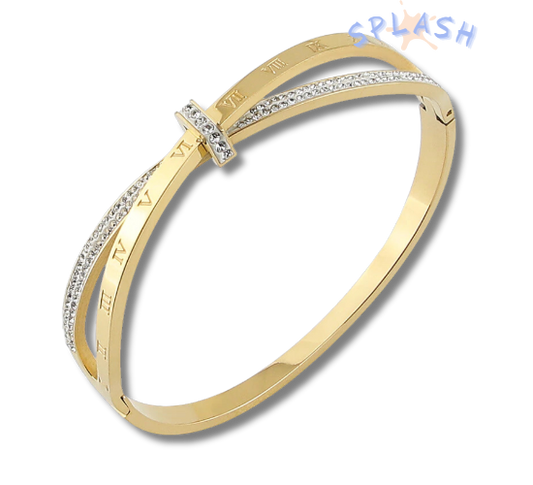 צמיד רומי קשיח | זהב