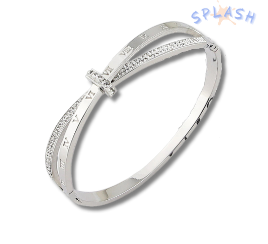 צמיד רומי קשיח | כסף