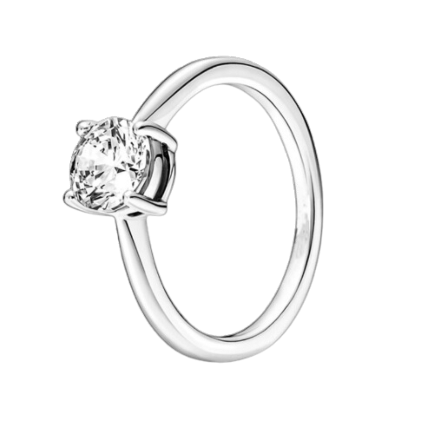 טבעת משובצת זרקון כסף 925