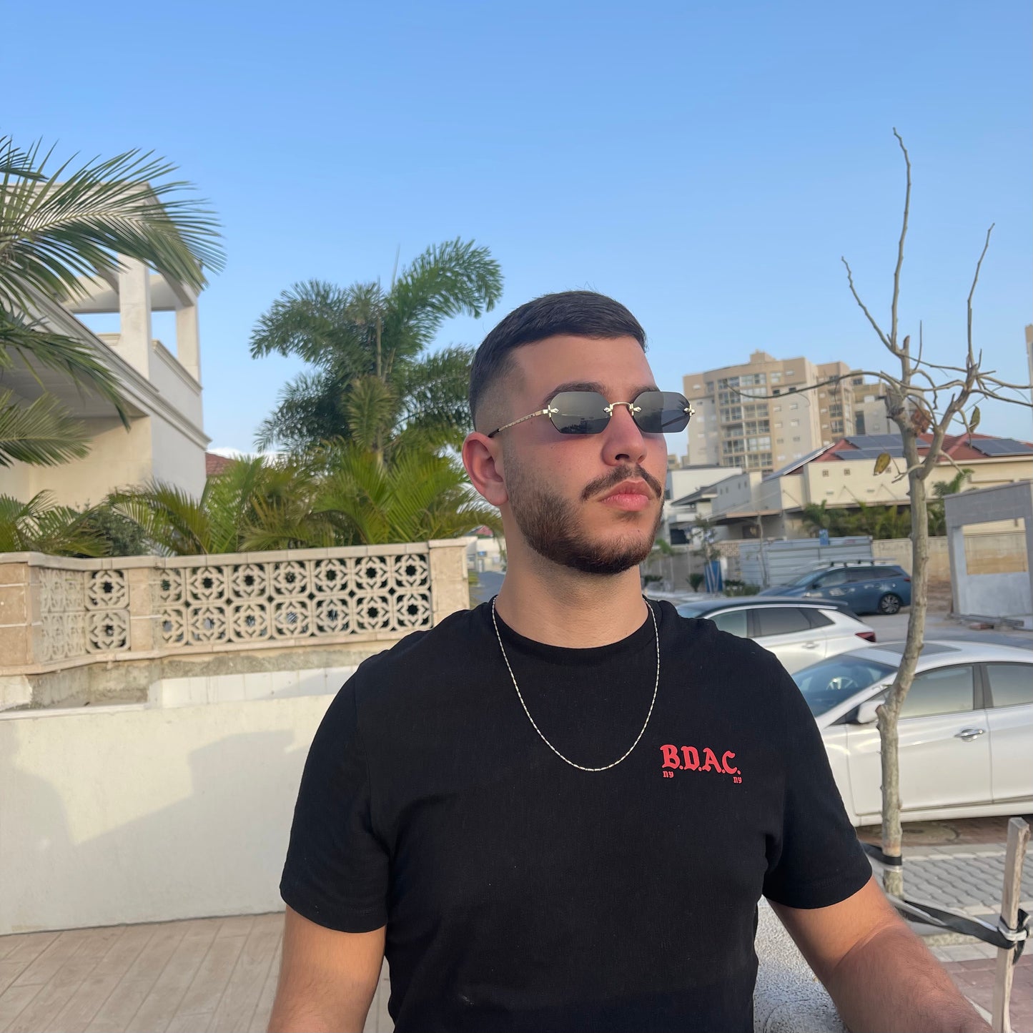 משקפיי שמש טכנו שחור