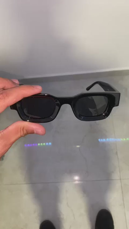 משקפי טורבו שחורות